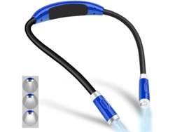 2026rebe-linterna Led Para Cuello Recargable, Luz De Lectura Con 3 Niveles De Brillo, Ideal Para Leer En La Cama