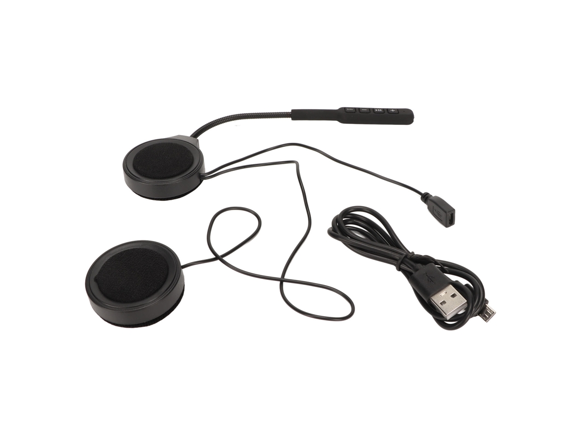 Auriculares Bluetooth Para Casco De Motocicleta Con Micrófono, Reducción De Ruido, Llamadas Hd Y Recargables.