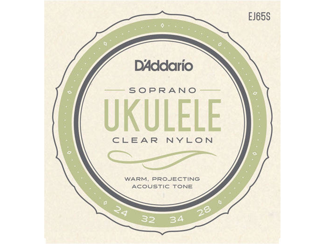 Cuerdas de Ukelele DADDARIO Set Soprano Ej65S