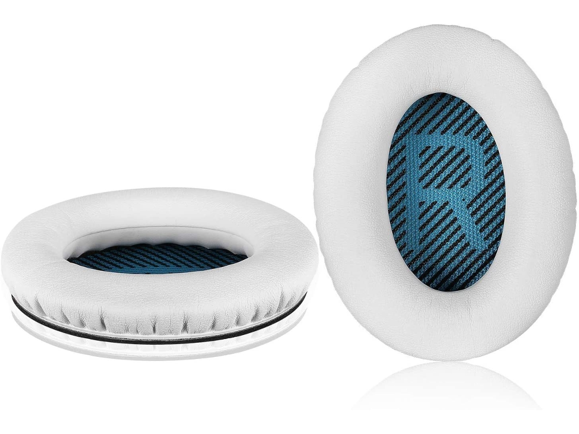 Almohadillas para auriculares Bose QC35 QC25 QC15 (un par, blanco y azul) Specment