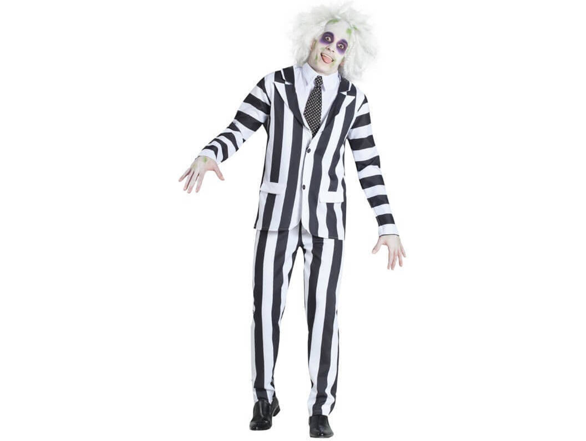 Disfraz de Hombre DISFRAZZES Fantasma A Rayas Anchas (Talla: M/L)