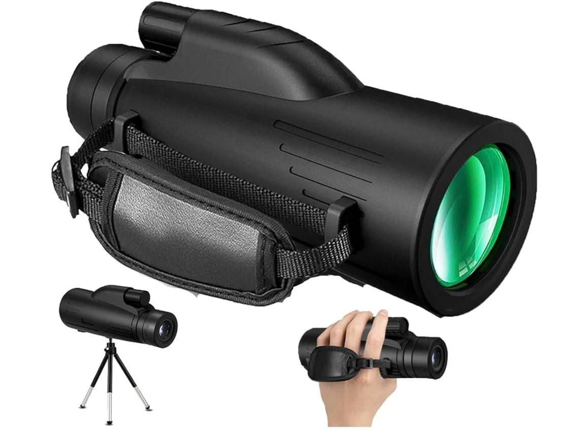 Monoculares pequeños para adultos, monocular compacto de alta potencia para smartphone, adaptador portátil con trípode para Yizhood.