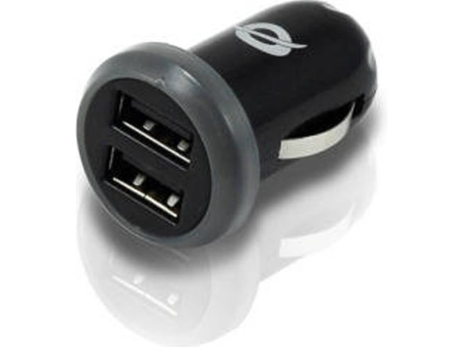 Cargador CONCEPTRONIC CUSBCAR2A (Universal - USB - 10W - Negro)