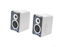Altavoces multimedia Edifier Qr30 2.0 blancos, 30 W RMS, respuesta 80 Hz - 20 KHz