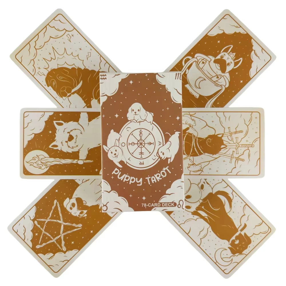 78 Cartas Del Tarot Para Perros (cartas Oráculo, Versión En Inglés) - Tablero De Juego De Adivinación