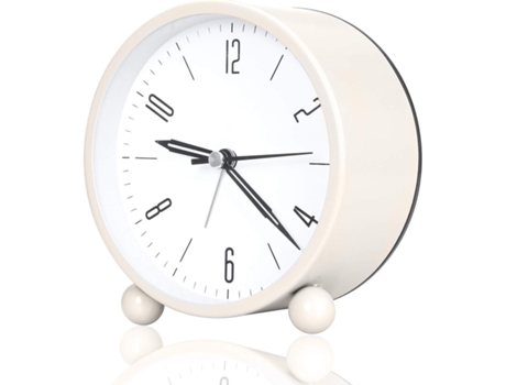 Reloj despertador nórdico - Blanco Beige