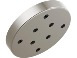 Cabezal de ducha universal Lumicoat 52175-ss-pr de acero inoxidable para baño.