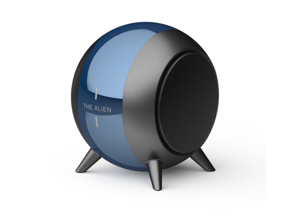 Altavoz Bluetooth inalámbrico portátil con sonido de alta fidelidad, voz en tiempo real y 6 horas de reproducción Yizhood (azul)