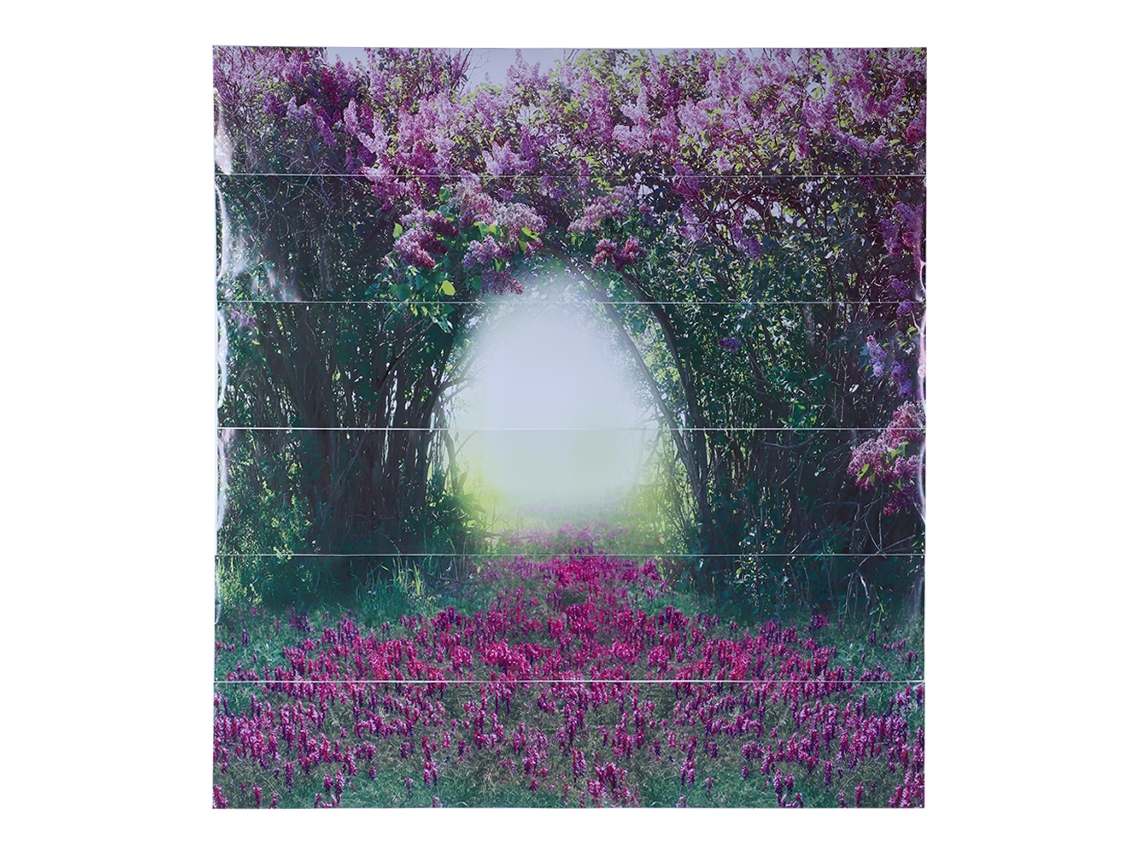 Rebe-calcomanía Escalera Con Patrón De Flor Morada 3d Decorativa Desmontable Para Hogar Pared Pisos