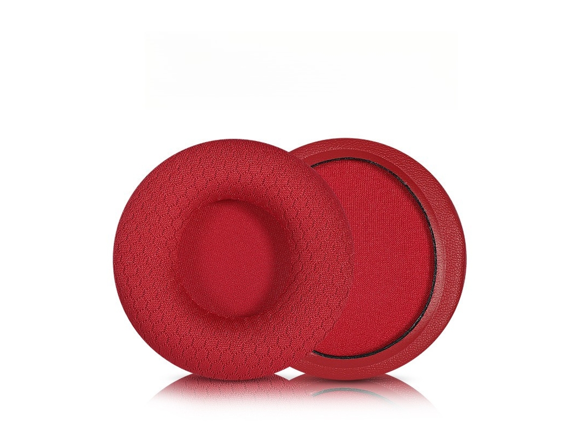 Almohadillas para auriculares Sony MDR-ZX100, ZX110, ZX300, V150 y V300 con diseño de red de fútbol (rojo) Specment