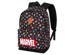 Marvel Los Vengadores Chibi Mochila HS PLUS, Negro KARACTERMANIA