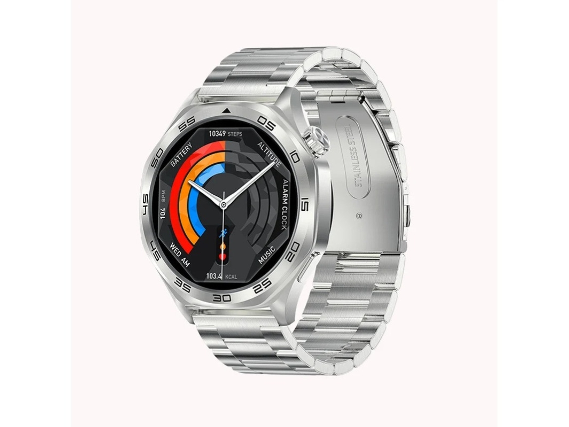 Reloj inteligente Bestvite Ak83 400amh para exteriores, resistente al polvo (plateado)