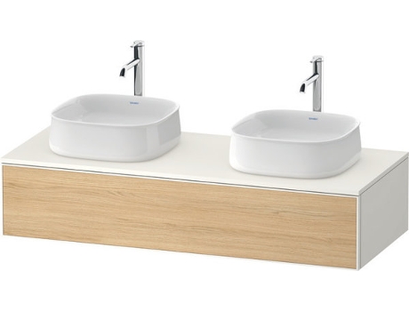 Lavabo de consola DURAVIT Zencha 1300x550mm,1 extraíble 2 recortes ZE4813B