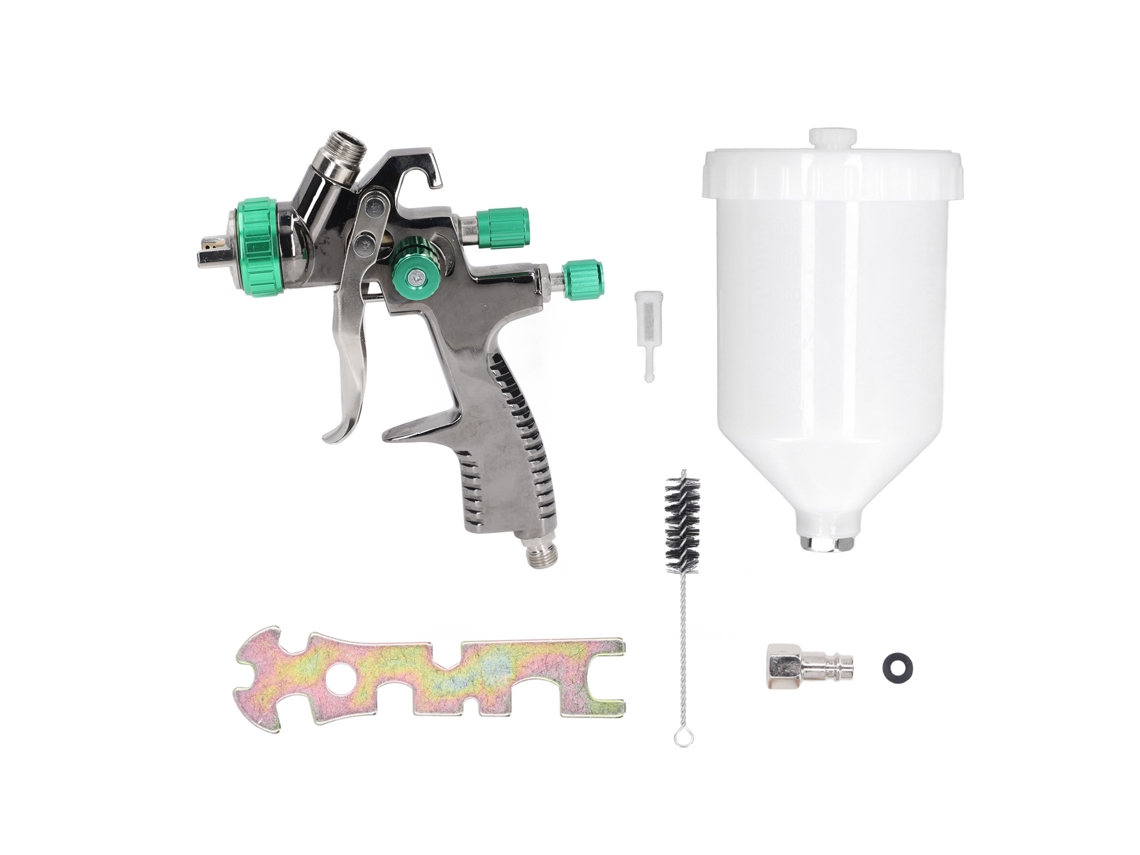 Set De Pistola De Pintura Hvlp Para Autos, Muebles, Paredes Y Base Coatings