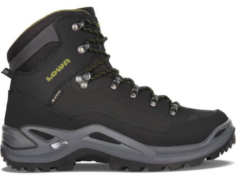Botas para Hombre LOWA Renegade Goretex Mid Negro para Montaña (EU 44 1 / 2)