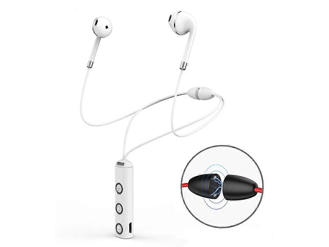 Auriculares magnéticos Hengrongshen BT313, inalámbricos por Bluetooth, deportivos, manos libres, estéreo HD con micrófono y graves.