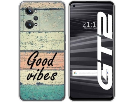 Carcasa para Realme GT 2 5G TUMUNDOSMARTPHONE Dibujos Madera 01 Multicolor