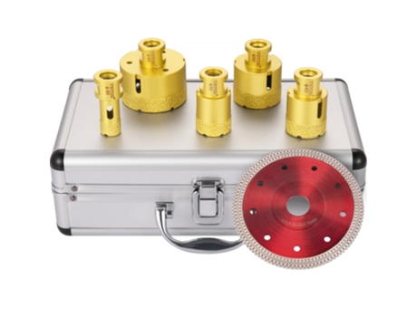 Taladros de diamantes Conjunto de 4.5-5-2-3.5 mm 5 piezas Vevor