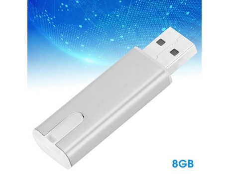 HURRISE Memoria USB Flash Drive con Luz de Respiración USB2.0, Almacenamiento Portátil, Suministros de Computadora, Memoria de Computadora 16Gb 8Gb