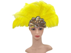 Tiara de plumas brillantes de SFUSHOS