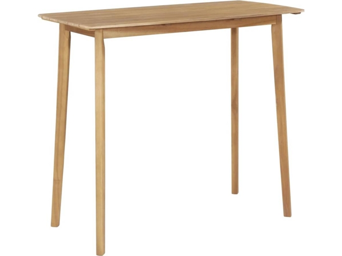 Mesa Jardin VIDAXL Marrón Madera (70x70x25 cm)