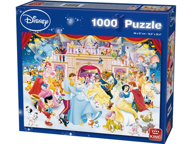 Puzzles KING Disney Holiday on Ice (1000 piezas)
