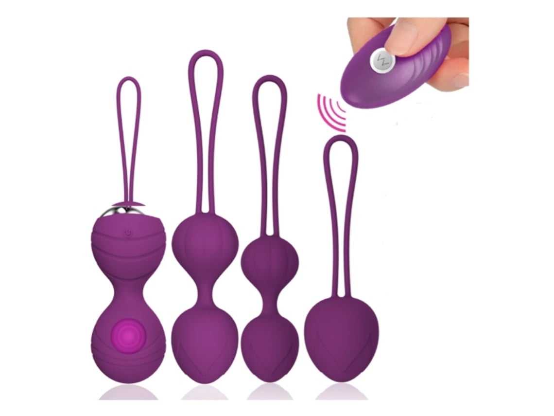 Vibrador Ushion Cr0416wqh11 Control Remoto Púrpura Ushion