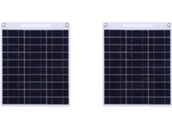 Kit De Cargador De Teléfono Con Doble Puerto Usb De 5 V Y 2 Paneles Solares Portátiles De 60 W