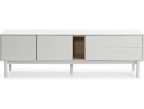 Mueble TV BAZAR MONDIALE Corvo (Blanco - MDF - 180x40x56 cm)