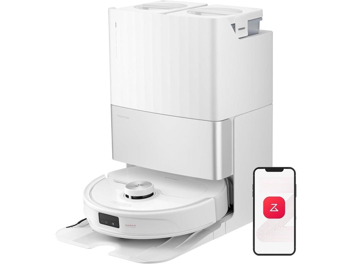 Roborock Qrevo Master Robot Aspirador, Autovaciado BLANCO,REACONDICIONADO, señales de uso
