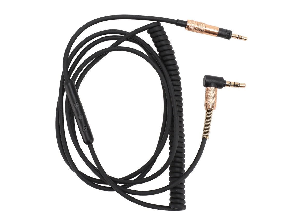 Cable De Audio Para Auriculares Sennheiser Hd4.30, Hd4.40, Hd4.50 Y Hd400 Con Micrófono Y Control De Volumen.