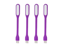 Mini lámpara LED USB flexible para portátil, teclado, batería externa y luz nocturna portátil.