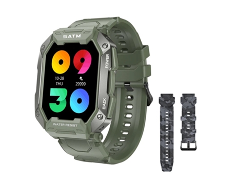 Reloj Inteligente Hombre IP68 5ATM Impermeable Monitor de Salud Smartwatch para Android IOS Oxygen Fitness Watch VEANXIN