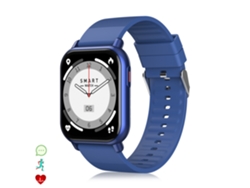 Reloj inteligente Zw32 con notificaciones de la aplicación, múltiples modos deportivos, monitor de presión arterial y oxígeno, y termómetro.