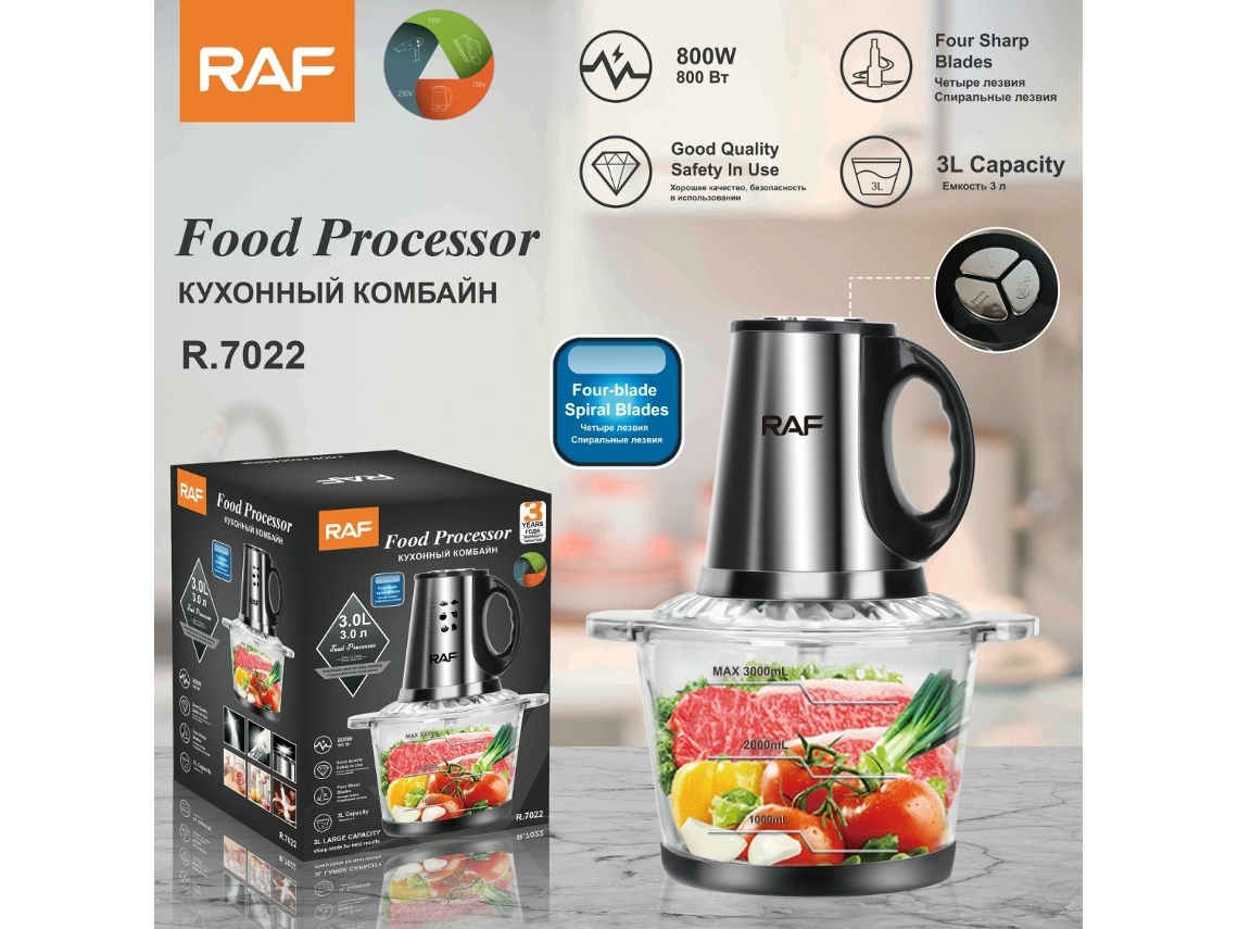 Moedor de Carne MDUG, 3L, europeu, multifuncional
