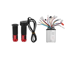2026-kit Controlador Brushless 36v 48v 350w Para Bicicletas Motos Eléctricas Con Mango De Grip De Aluminio Y Caucho