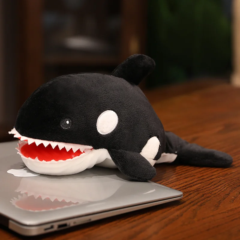 (orca 25-30 Cm) Marioneta De Mano De Peluche De Animal Marino, Juguete De Peluche