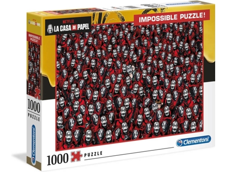 Puzzle CLEMENTONI Impossible - Casa de Papel (1000 Piezas)