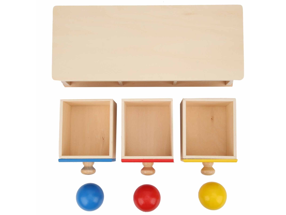 Caja Imbucare De Madera Para Bebés Juguete Educativo Niños Niñas Caja De Pelotas Monedas 3