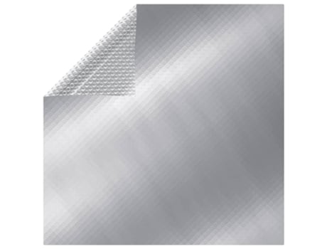 Cubierta de Piscina VIDAXL Rectangular Plateado (600x400 cm - Polietileno)
