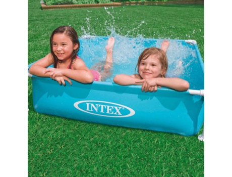 Piscina Rectangular Mini Frame 122X122X30 cm INTEX