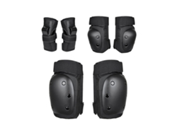 Conjunto De Equipamento De Proteção 6 Peças Joelheiras Cotovelas Punhos Para Skate Patins Ciclismo Adultos E Crianças