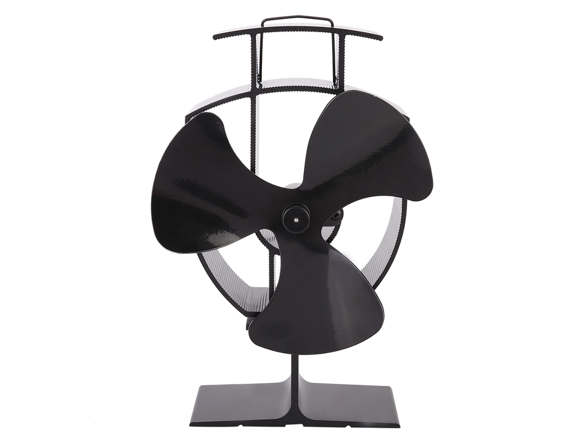 Ventilador ecológico para invernadero con 3 aspas, 3 W, para madera.