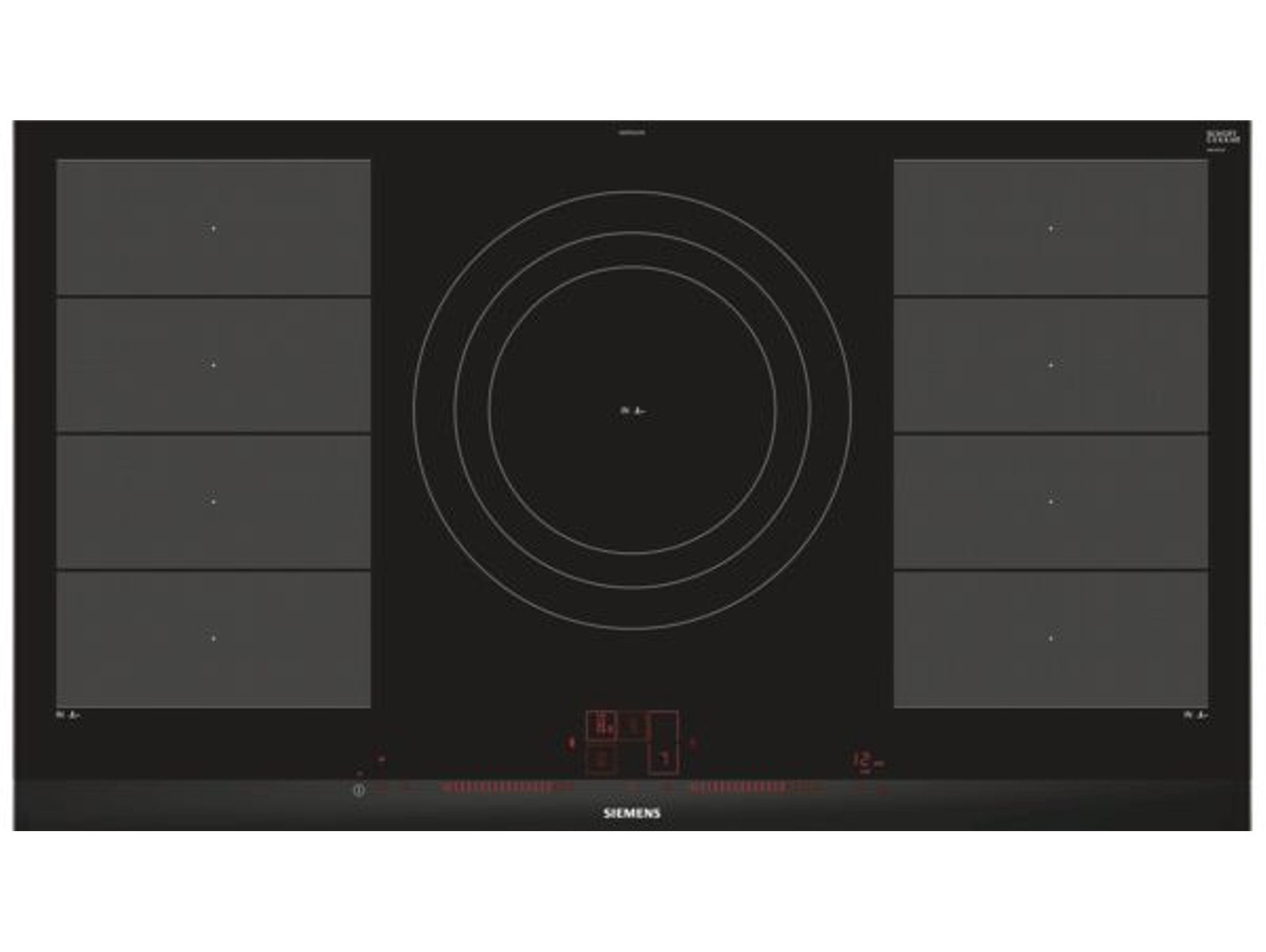 Placa Flex de Inducción SIEMENS EX975LVV1E (Eléctrica - 91.2 cm - Negro)