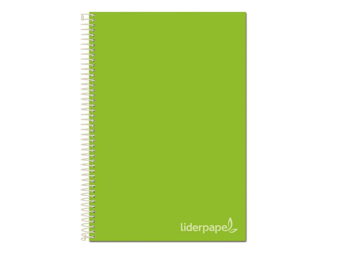 Cuaderno LIDERPAPEL Jolly Séries 140h de 75g/m² verde (A4)