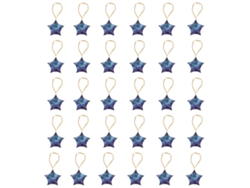 30 Cajas De Dulces Azules Con Forma De Estrella Para Bodas, Baby Showers Y Fiestas.