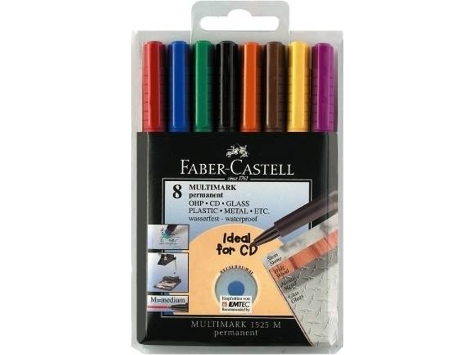 Marcador Permanente FABER-CASTELL 152509 Multicolor
