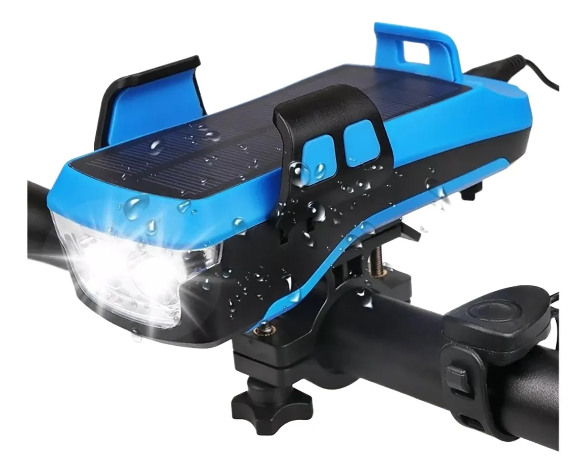 Luz LED para bicicleta de 4000 mAh, multifuncional, Lightvayotoy