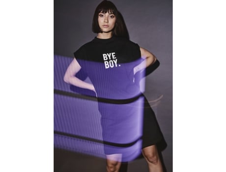 Vestido de Mujer MISTER TEE (M - Negro)