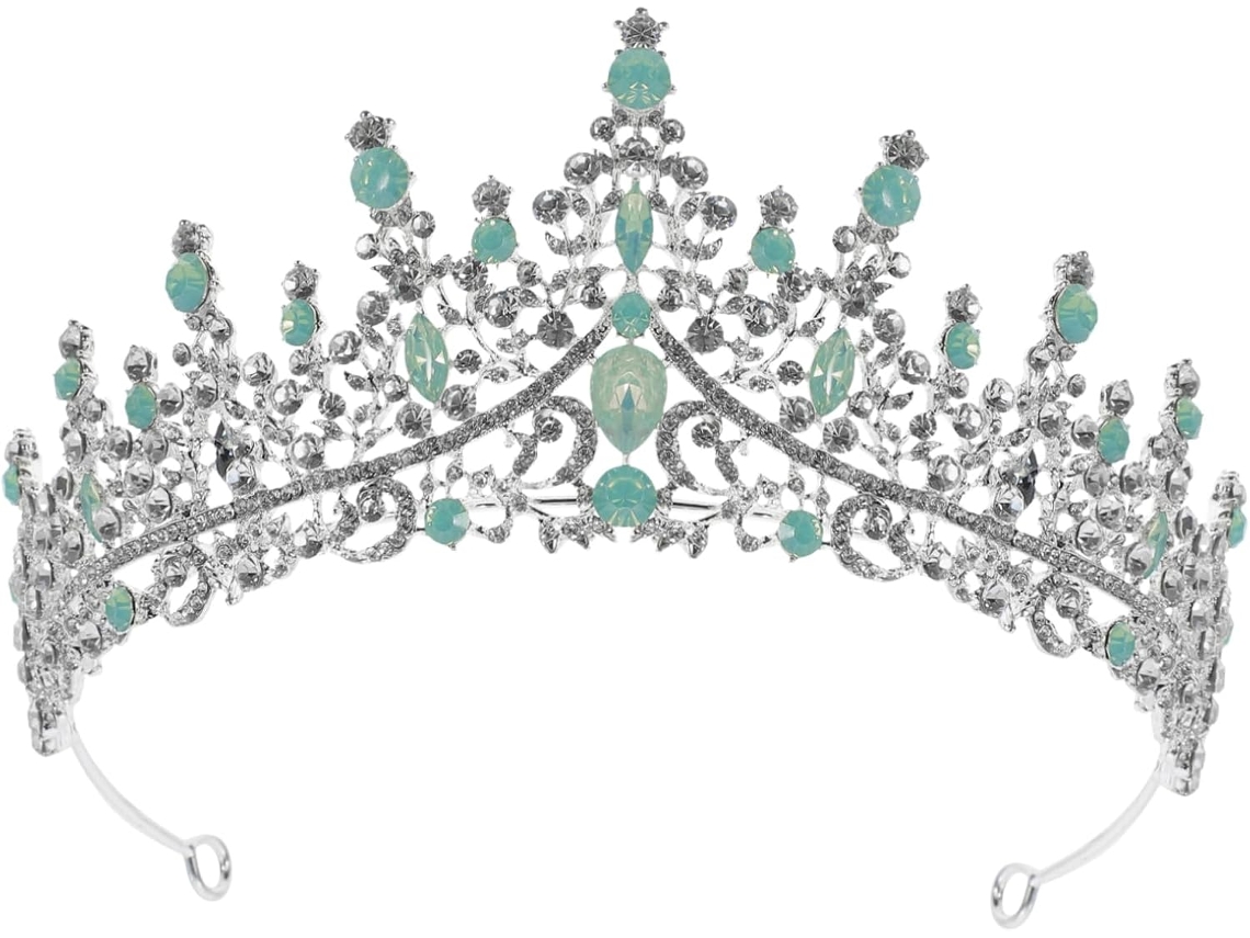 Corona De Diamantes De Imitación Para Boda, Diadema Estilo Barroco Para Novia